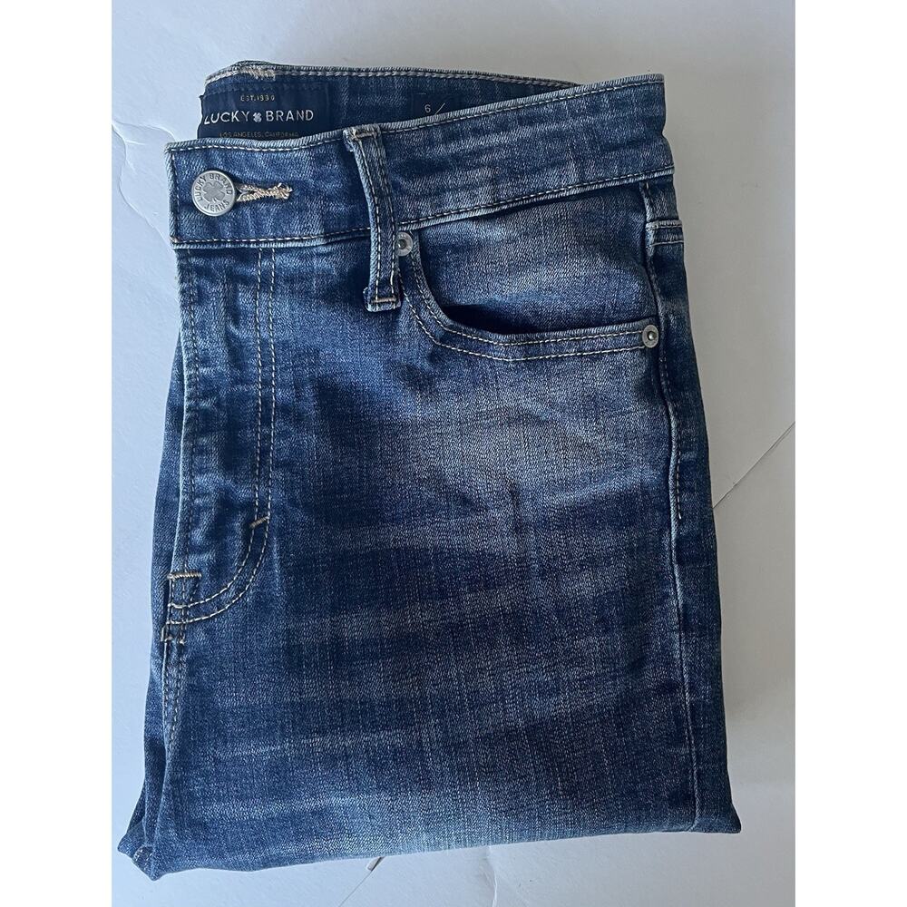 Lucky Brand Jeans Women’s Sz 6/28 Ankle High-Rise Bridgette Skinny Blue Denim